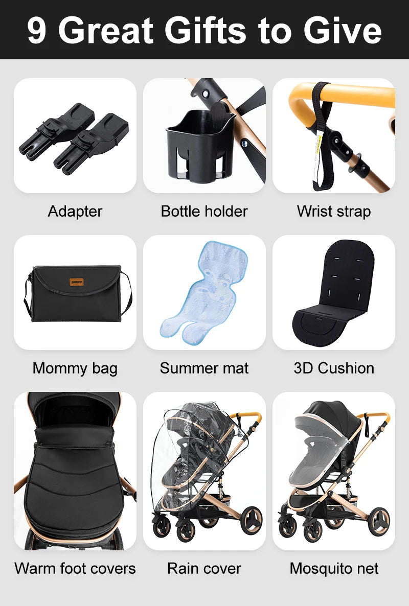 3 in 1 Lux Highlander Travel System